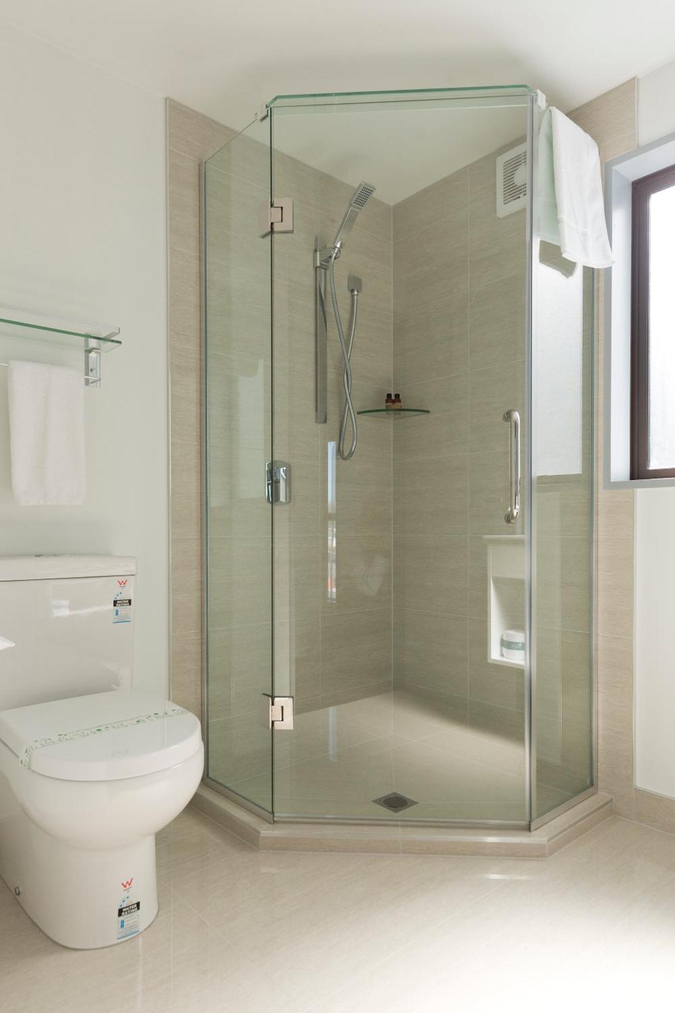 2 On Whiteleigh And 239 On Lincoln Motel ไครสต์เชิร์ช ภายนอก รูปภาพ A shower enclosure